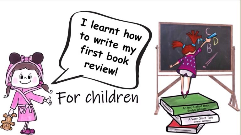 How to write a book review for kids