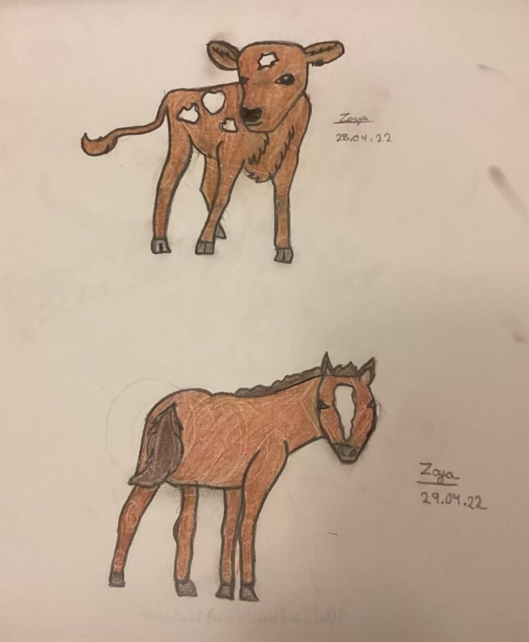 Calf and Horse